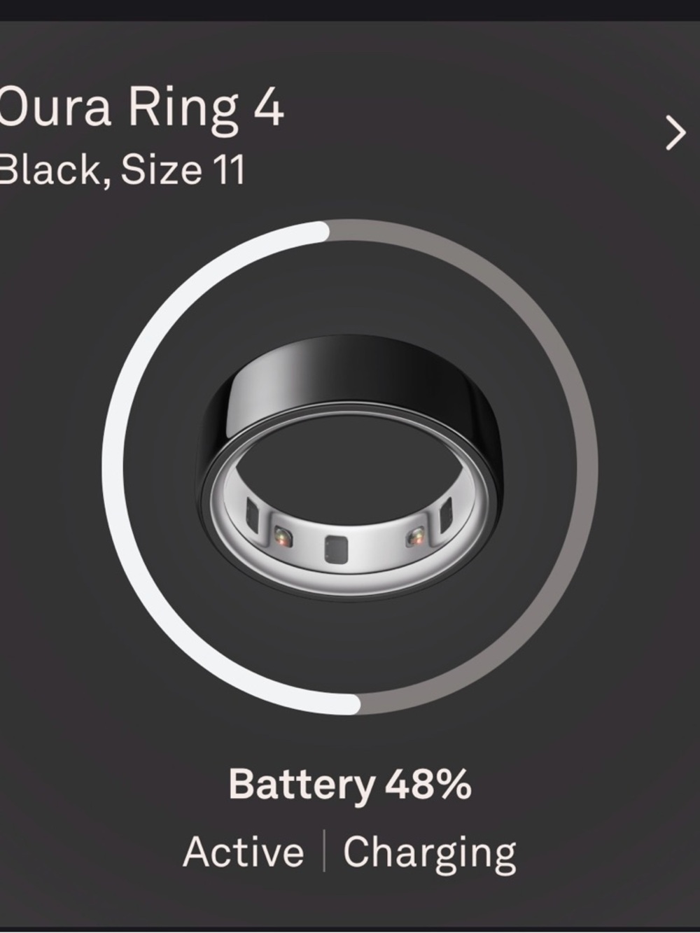 Oura Ring 4 size 11